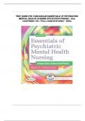 Test Bank for Varcarolis Essentials of Psychiatric Mental Health Nursing 5th Edition Fosbre / All Chapters 1-28 / Full Complete 2024 – 2025 |study guide | Grade A+.