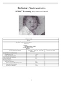 FINAL Gastroenteritis Case Study, Pediatric Gastroenteritis SKINNY Reasoning : Harper Anderson, 5 months old (Answered)