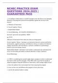 PACKAGE DEAL FOR THE NCHEC & CHES EXAMS |GUARANTEED PASS |ACCURATE ANSWERS