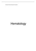 NSG 6340 - Hematology.