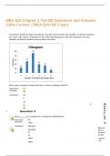 MBA 624 Chapter 2 Test/30 Questions and Answers 100% Correct. ( MBA 624 HW 2 test)