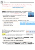 Waves GIZMOS Lab Sheet