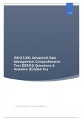 WGU D191 Advanced Data Management Comprehensive Test