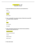 NR507 Week 4 Midterm Exam  / NR 507 Week 4 Midterm Exam ( Newest ): Advanced Pathophysiology: Chamberlain College of Nursing | ( 100% Verified Answers by Chamberlain Expert)