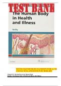 HERLIHY: The Human Body in Health and Illness, 6th Edition Test Bank (Chapter 1-27) COMPLETE GUIDE  A+