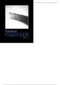 INSTRUCTOR’S SOLUTIONS MANUAL THOMAS’ CALCULUS 12TH EDITION BY George B. Thomas, Jr A+