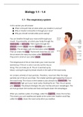 Summary BRICKS Biology VWO TTO Chapter 1.1 - 1.4 