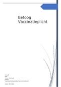 Betoog covid vaccinatie plicht