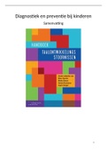 Samenvatting | Diagnostiek en preventie bij kinderen | Logopedie 