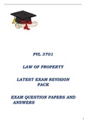 PVL 3701 LATEST EXAM PACK 2021.