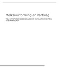 Eindwerk biologie over welke factoren de melkzuurvorming en de hartslag beïnvloeden