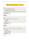 MIDTERM: MATSE 201 Exam