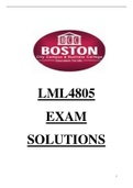 LML4805 EXAM PACK 2024