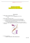 BIOCHEM C785 Kaleys Comprehensive Study Guide final