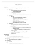 NR 340 CRITICAL CARE EXAM 1 STUDY GUIDE (2022/2023)-Chamberlain