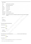 Health Care Policy, Law And Ethics HSA 515 WEEK 5QUIZ WITH ANSWERS