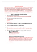 NR324 / NR 324: Adult Health I Exam 1 Study Guide (Latest 2021 / 2022) Chamberlain College of Nursing