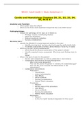 NR324 / NR 324: Adult Health I Exam 2 Study Guide (Latest 2021 / 2022) Chamberlain College of Nursing