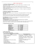 NR324 / NR 324: Adult Health I Exam 1 Study Guide (Latest 2022/ 2023) Chamberlain College of Nursing