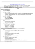 NR324 / NR 324: Adult Health I Exam 1 Study Guide (Latest 2021 / 2022) Chamberlain College of Nursing