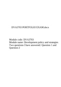 DVA3703 PORTFOLIO EXAM.