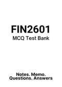 FIN2601 - EXAM PACK (2022)