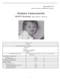 FINAL Gastroenteritis Case Study-Pediatric Gastroenteritis SKINNY Reasoning : Harper Anderson, 5 months old 