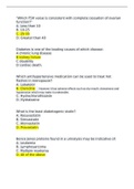 Exam (elaborations) NR 601 final study guide questions and answers /NR 601 Primary Care Of The Maturing And Aged Family Practicum (NR601) 