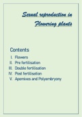 Sexual Reproduction in Flowering Plants