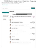 NR 509 Shadow Health Focused Exam Case: Cough- Transcript