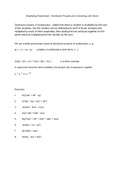 College Algebra - Simplifying Polynomials - distributive property and combining like terms