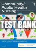 Community Public Health Nursing 7th Edition Nies Test Bank