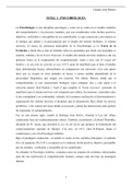 Tema 1: Psicobiología