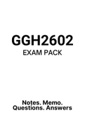 GGH2602 - EXAM PACK (2022)