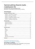 Samenvatting theorietoets mobiliseren K1/K3 Minor Musculoskeletaal