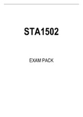 STA1502 EXAM PACK 2022