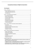 Samenvatting  Computational Analysis of Digital Communication