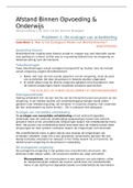 Samenvatting  2.3 Afstemming Binnen Opvoeding En Onderwijs