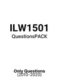 ILW1501 - Past Exam Papers (2010-2020) 