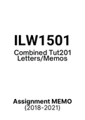 ILW1501 - Assignment Answers (2018-2021)