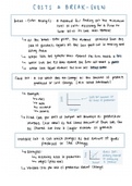 Costs and Break-Even Notes - Business GCSE