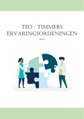 Samenvatting OMI : Timmers ervaringsorderingen 