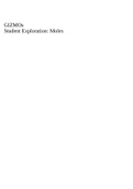 GIZMOs Student Exploration: Moles