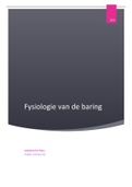 samenvatting volledige vak fysiologie van de baring 