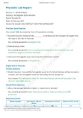 BSC 2086L PhysioEx Exercise 11 Activity 3 Hemoglobin determination