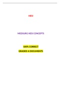 MEDSURG HESI CONCEPTS / MEDSURG HESI CONCEPTS, COMPLETE DOCUMENT FOR HESI EXAM