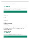 MATH 225N FINAL EXAM CHAMBERLAIN ( 2021 LATEST UPDATE ) Q&A