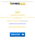 Passing your C_S4CAM_2108 Exam Questions In one attempt with the help of C_S4CAM_2108 Dumpshead!