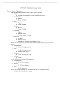 HUN 1201 - Final Exam Study Guide.