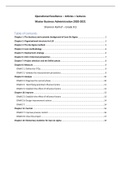 Summary Operational Excellence - Book: Lean Six Sigma for Services  and Healthcare (Mast et al, 2016)  - (6314M0238Y) - Master Business Administration 2021-2022, UvA